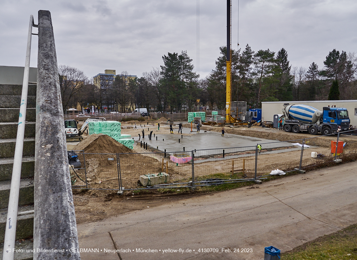 24.02.2023 -  Baustelle Haus für Kinder in Neupelach Quiddestraße 3